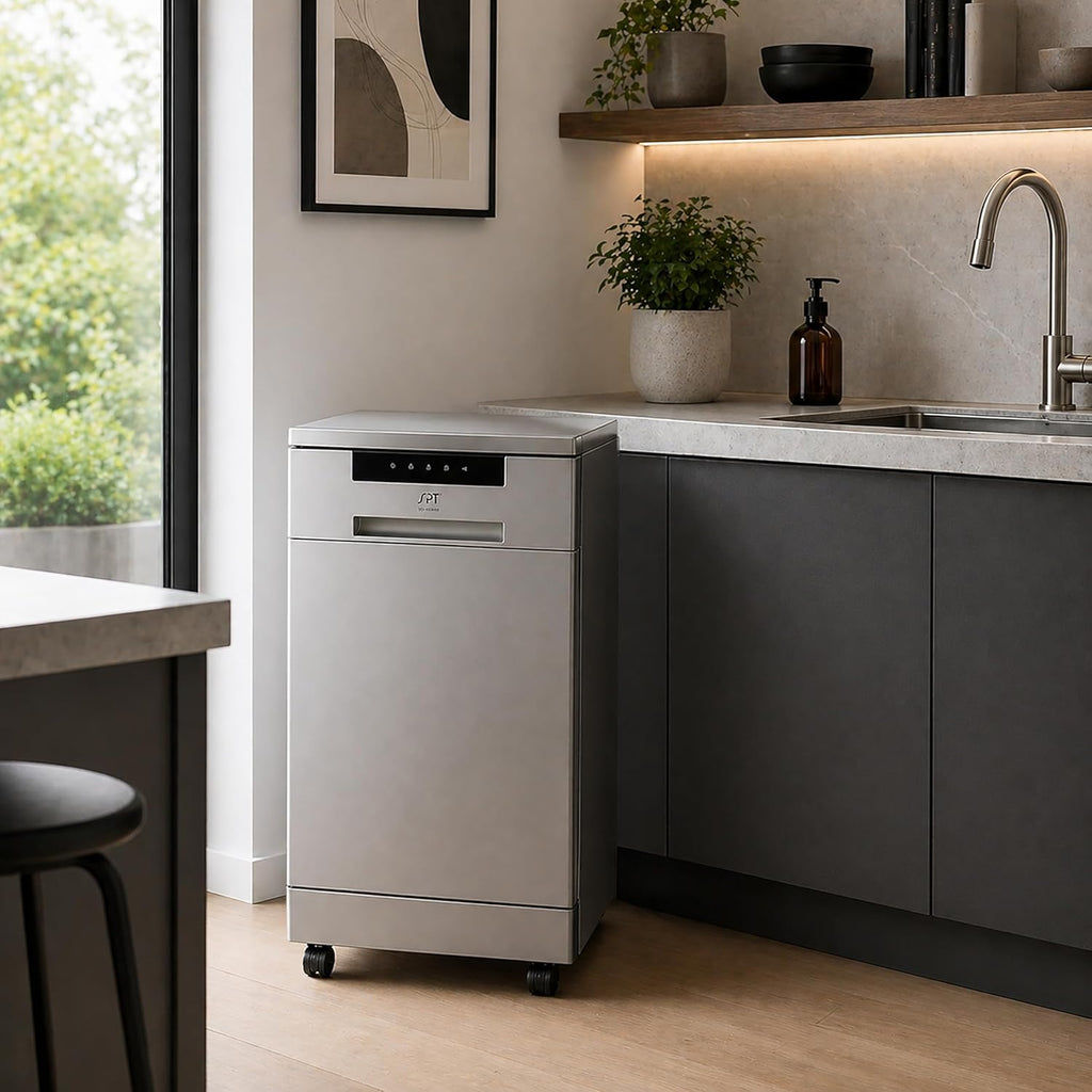 SD-9263SSA Stainless Steel 18″ Portable Dishwasher