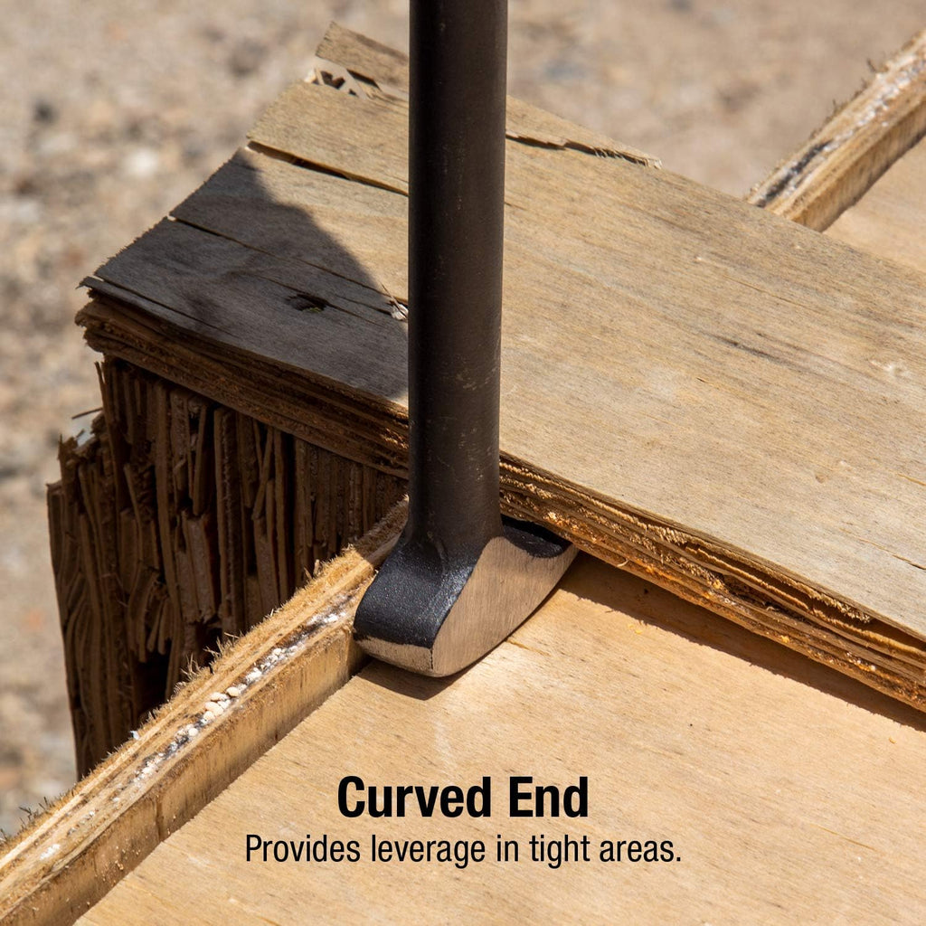 9804 Rolling Head Pry Bar Set, 6-Inch - 20-Inch, 4-Piece