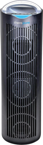 Therapure TPP640 Air Purifier Tower with Air Sensor, Handle, and Remote Control (Black)