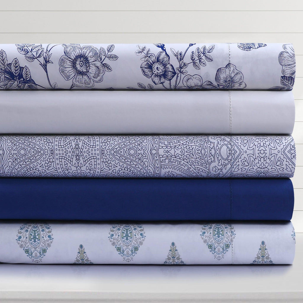 Organic Cotton Full Percale Sheets, Pure White
