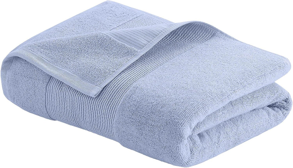 Air Cloud 6-Piece Towel Set - 100% Zero-Twist Cotton, 500 GSM, Quick Dry & Plush, Blue