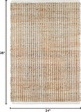 Jute Pulse Handwoven Natural Area Rug