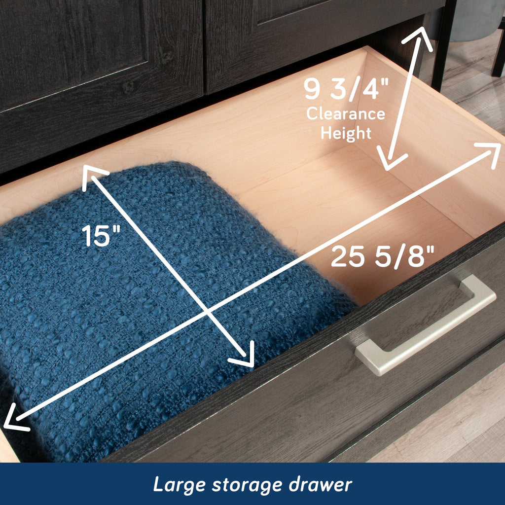 HomePlus Storage Armoire, Raven Oak Finish