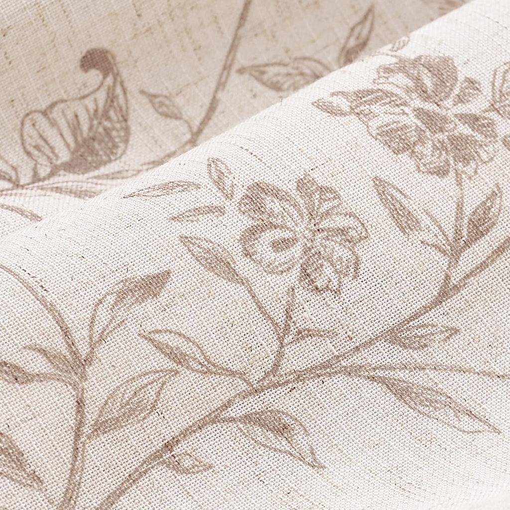 Ruffled Floral Valance Curtain Shabbychic Linen Window Valance 18 Inch Farmhouse Rustic Window Treatment for Kitchen