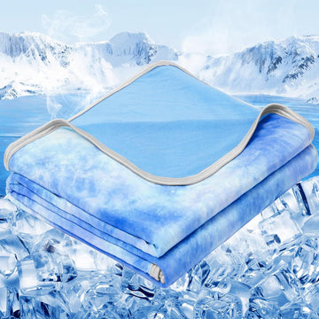 Cooling Blanket Twin Size (60"x80"), Cooling Blankets for Hot Sleepers, Absorbs Heat to Keep Adults Cool for Summer