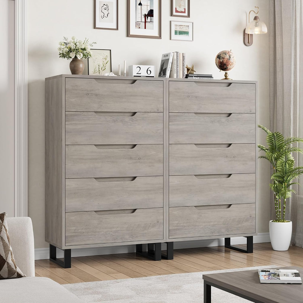 5 Dresser , 50.5" Vertical Dresser Drawer with Storage | dresser , freestanding vertical drawer with storage, wooden