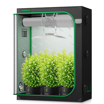 5x3 Grow Tent 60"x32"x80"High Reflective Mylar Tent Indoor Grow