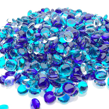 10 Pounds Fire Pit Glass, 1/2 Inch Reflective Fire Glass Beads