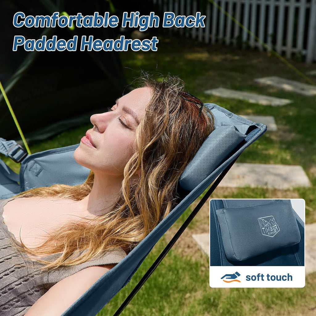 Hammock Camping Chair, Portable Oversized Swinging Camp Chairs | Heavy Duty Folding Hammock Chair with Adjustable