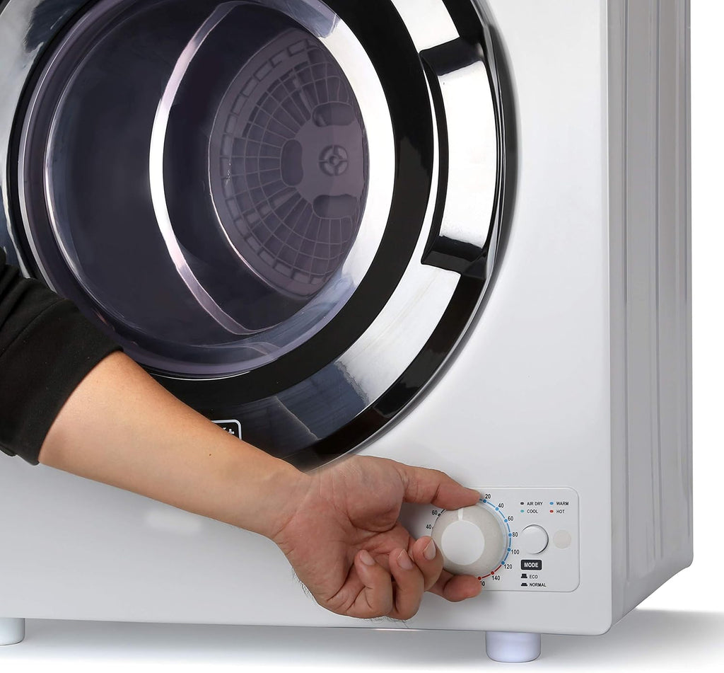 BCED26 Compact Dryer for Standard Wall Outlet, Small, 5 Modes, Load Volume 8.8 lbs., White