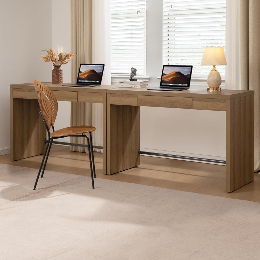 Computer Desk Writing Table - 47-Inch Home Office Executive Desk with Drawer