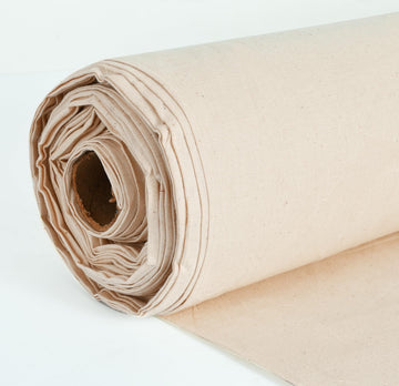 FT Calico Fabric 58" Wide 100% Cotton Natural Muslin (20 Yard)