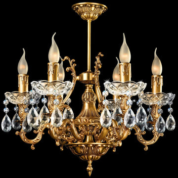 6 Pcs Bobeches for Chandelier 4 Inch Crystal Chandeliers Teardrops Pendant Bobeche Replacement Parts with 4 Side