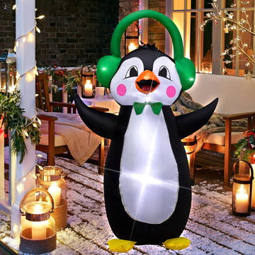 4 Foot Christmas Inflatable Penguin