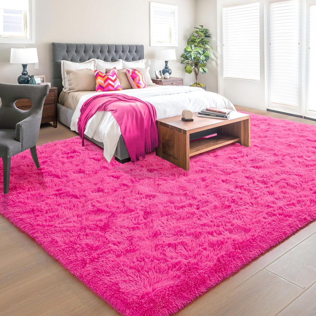 Soft Fluffy Area Rugs for Bedroom Kids Room Plush Shaggy Nursery Rug Furry Throw Carpets
