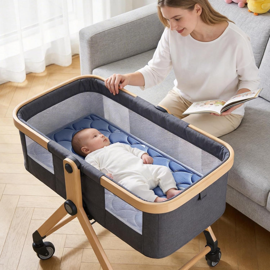 Baby Bassinet Mattress 47x 23.6 inches- Firm Support and Comfort Premium Foam,Noiseless and Odorless,Hypoallergenic