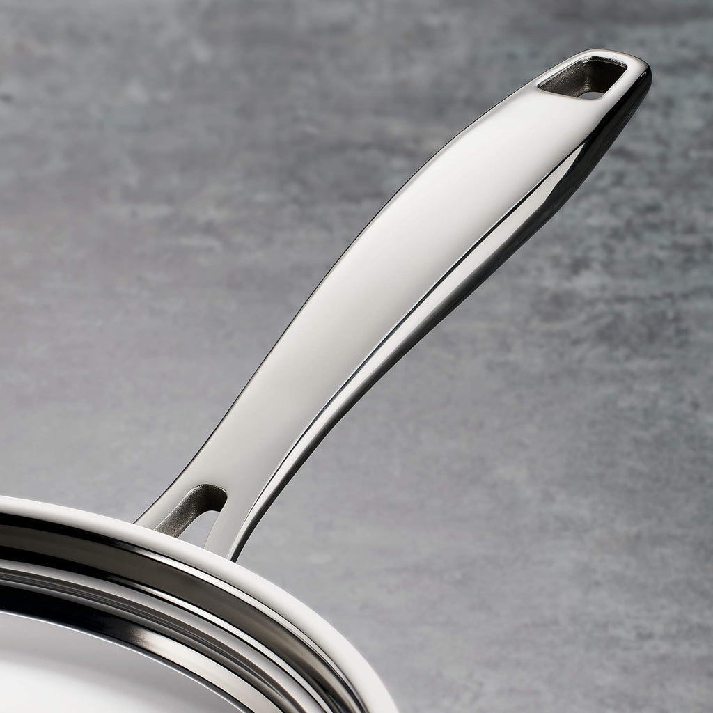 Signature Tri-Ply Clad Stainless Steel 12-Pc Pots and Pans Set | Cookware Kitchen Set, Induction-Ready