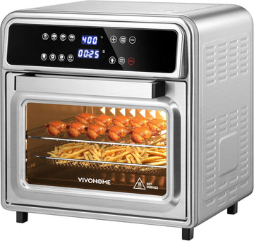 21 Qt Air Fryer Toaster Oven Combo, 8-in-1 Convection Oven Countertop with Rotisserie and Dehydrator