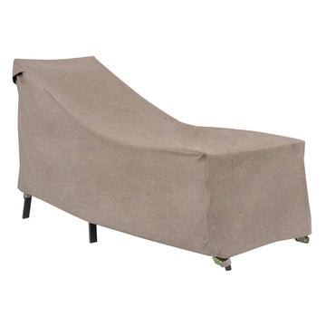 Garrison Patio Chaise Lounge Cover - Waterproof Fabric - Outdoor Furniture Protection Perfect, Deck, and Porch - 65"
