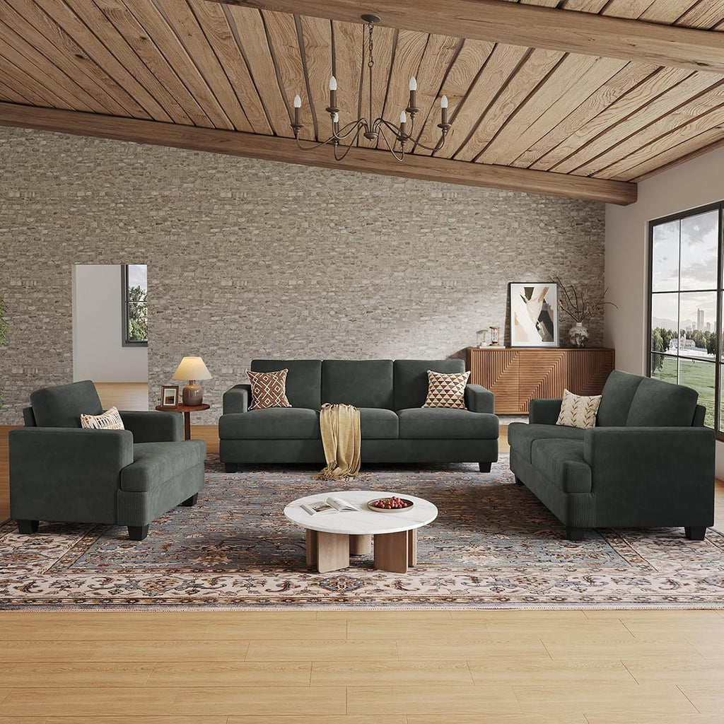 89 Inch Sofa with Extra Deep Seats Oversize, 3 Seater Sofa , Modern Couch and Sofa, Comfy Armrests and Seats and