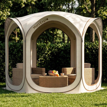 Screen Pop Up House Room Tent, Canopy Sun Shade Shelter Activities, Portable Gazebo, 10'x10'