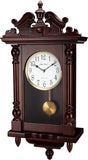 Wall Clock with Real Wood, 4 Chime Options, Swinging Pendulum, Antique Vintage Design, 22" Large A134-B08SZ7FNFD