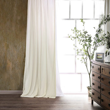 Stella Faux Silk Velvet Stone 48x108 inch Curtain
