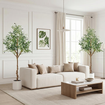 6ft Artificial Olive Trees Indoor Large Faux Olive Tree with Pot