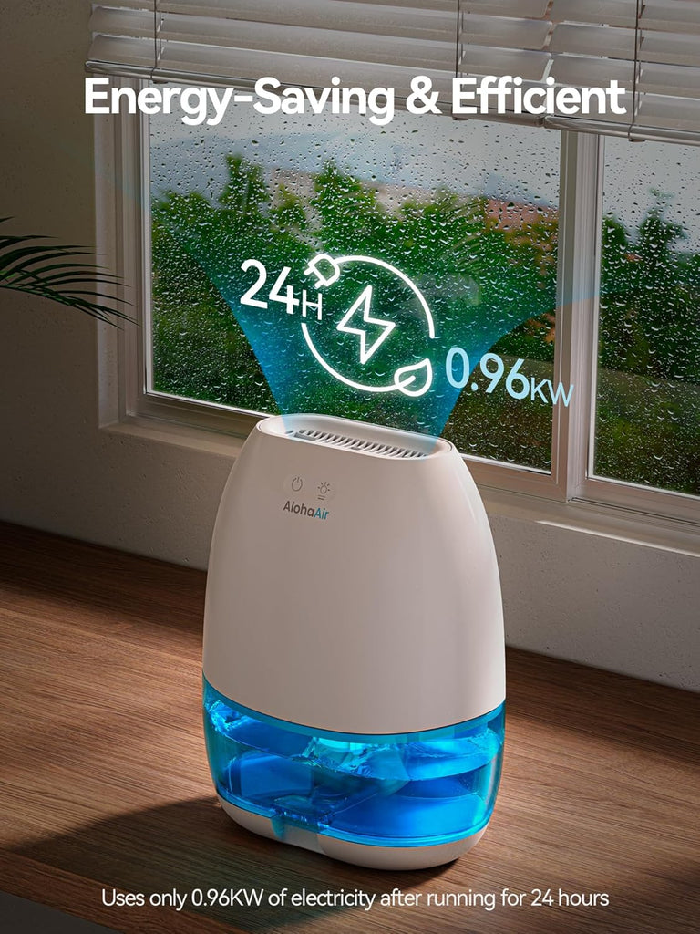 Dehumidifiers for Home, 34 oz Small Dehumidifier for Room, Quiet Dehumidifiers for Bathroom, Bedroom, RV