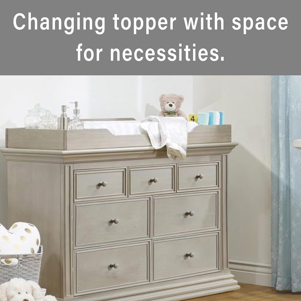 Changing Table Topper for Dresser, Dressing and Diaper Changing Solution for Baby Dresser, Nursery Furniture-Heritage