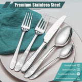 40-Piece Flatware Set, Service for 8, Premium Stainless Steel Cutlery Set