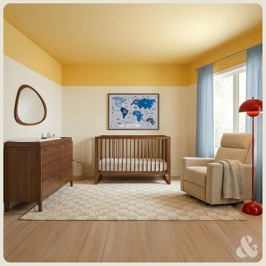 The Glider Premium Power Recliner Nursery Glider Chair with Adjustable Head Support | Designed with a Thoughtful