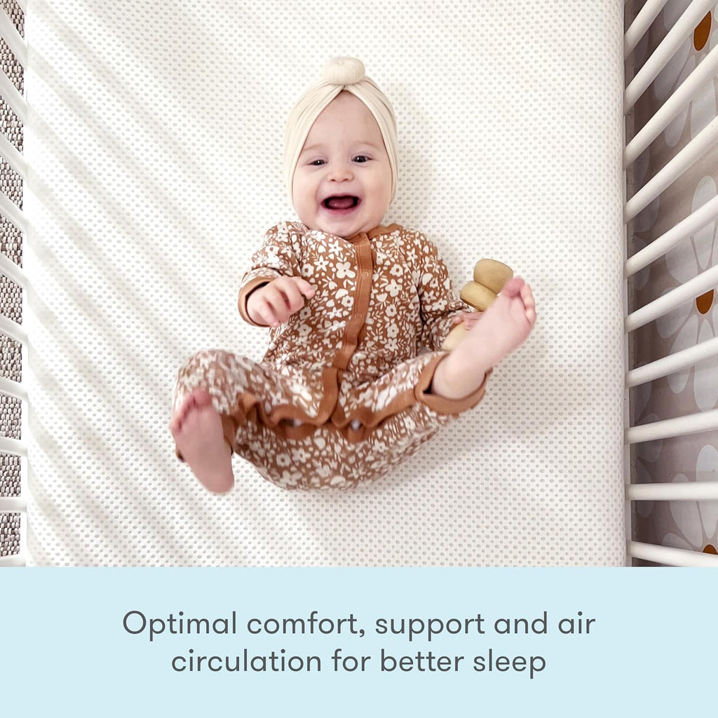 Essential Crib Mattress, Breathable & Washable - White