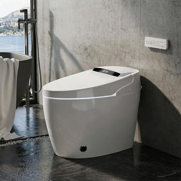 Smart Toilet with Bidet Built-in, Auto Open/Close Lid