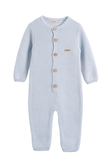Baby knitted overalls - romper - knitwear jumpsuit, blue