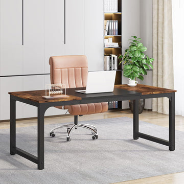 Modern Computer Desk, 63 x 31.5 inch Large Office Desk Computer Table Study Writing Desk Workstation