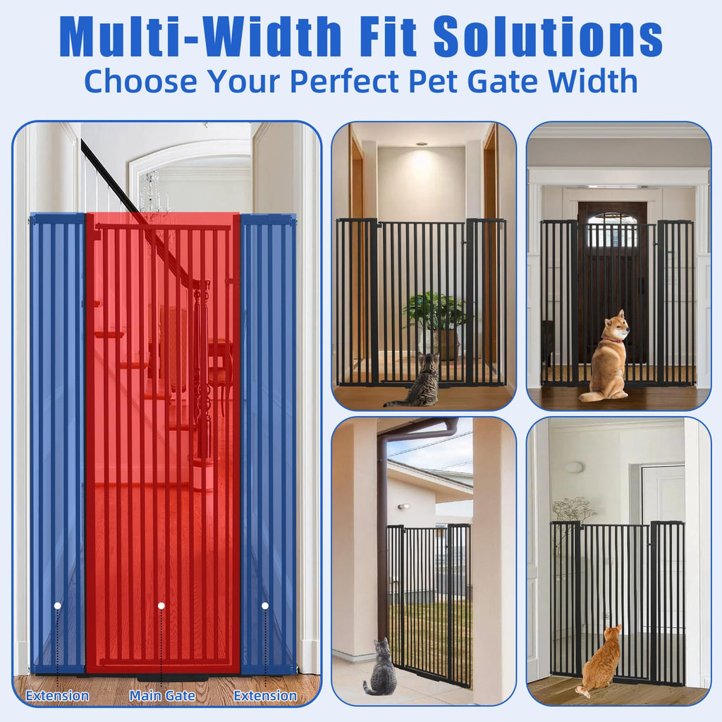55 Inch Extra Tall Pet Gate for Cats