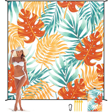 Beach Blanket Sandproof Extra Large Beach Mat Adults Waterproof Sand Free