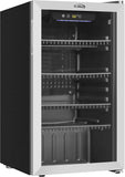 18 in. 3.2 Cu. Ft. Beverage Refrigerator Merchandiser with Stainless Steel Trim 
