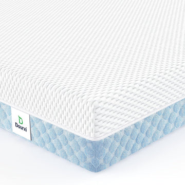 Mini Crib Mattress, 38x24x4 Inch Dual-Sided Gel Memory Foam Mattress | Breathable Premium Comfort for Baby, Removable