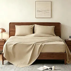 Cal King 4 Piece Sheet Set - Breathable & Cooling Sheets