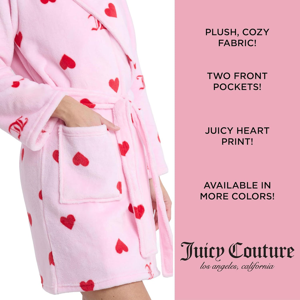 Women's Super Soft Luxe Plush Shawl Collar Robe