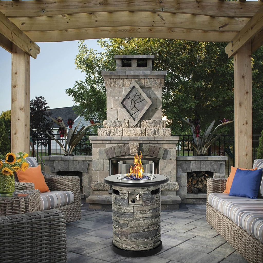 22 Inch Propane Fire Pit - Propane Table