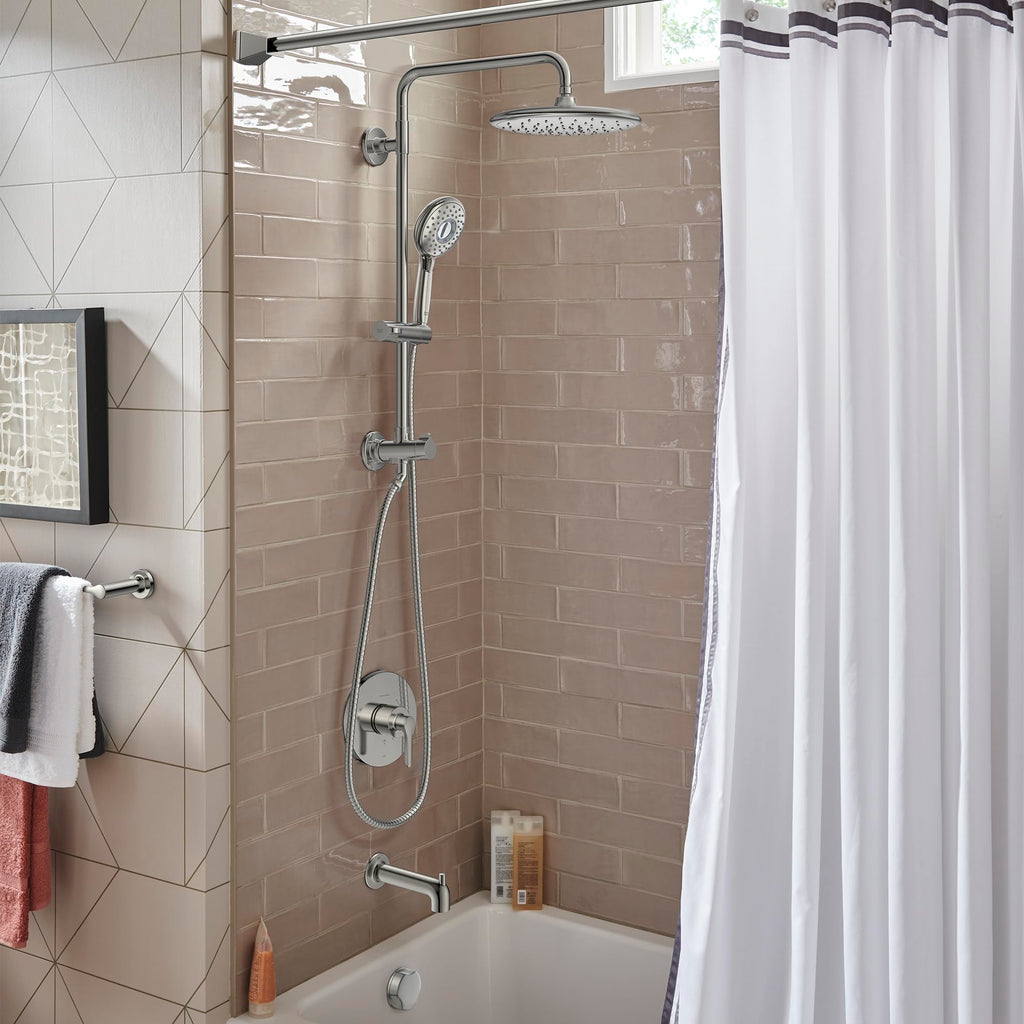 24" Spectra Versa Shower System, Rain Head,Brushed Nickel