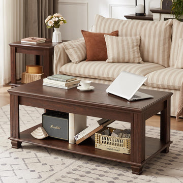Farmhouse Coffee Tables, Walnut