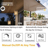 Outdoor Solar Chandelier Indoor Gazebo Lights Waterproof Pen - Image 4