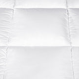 Down Illusion All Season Hypoallergenic Down Alternative Comforter with Corner Loops, King/Cal King, White