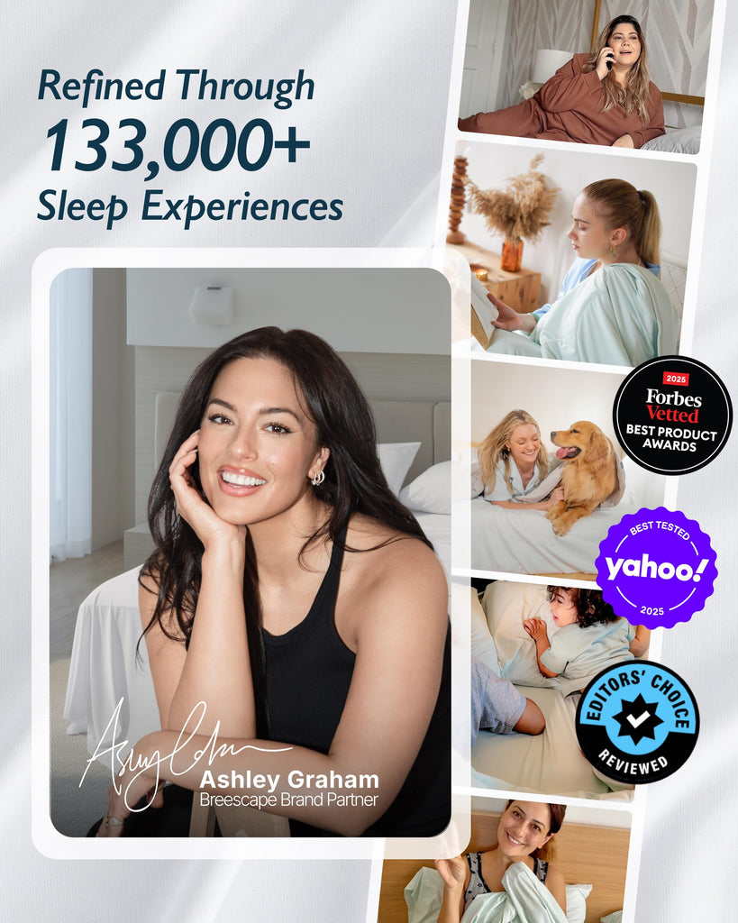 Cooling Sheets King Size - BlendTek Dry & Cool Technology Cooling Bed Sheets for Hot Sleepers and Night Sweats