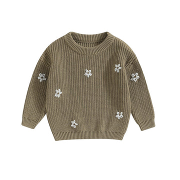 Baby Girl Sweater Baby Knit Sweater Toddler Girl Boy Pullover Sweatshirt Fall Winter Clothes