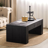 Wood Coffee Table Farmhouse Wooden Coffee Tables, Rectangle Tea Table, Rustic Coffee Table